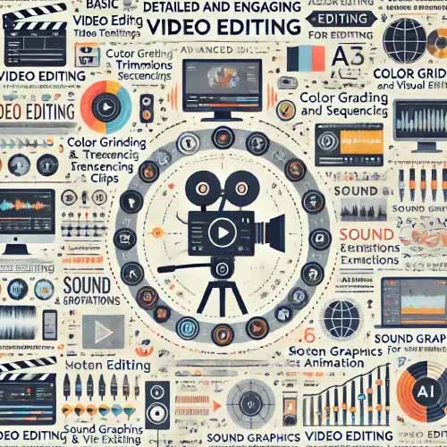 video editing graphic